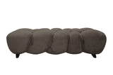 Sitzbank taupe, Bank taupe, Länge 160 cm