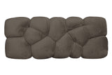 Sitzbank taupe, Bank taupe, Länge 160 cm