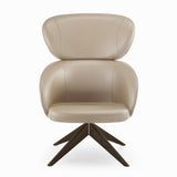 Sessel weiß Leder, Lounge-Sessel weiß drehbar