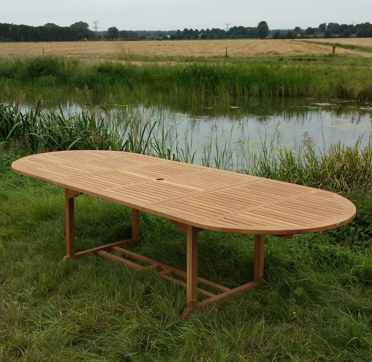 Gartentisch ausziehbar Massivholz Teak,&nbsp; Länge 180-240 cm