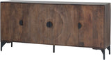 Sideboard braun, Anrichte braun-schwarz, Sideboard Naturbraun, Breite 180 cm