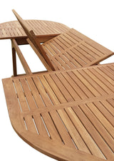 Gartentisch ausziehbar Massivholz Teak,&nbsp; Länge 180-240 cm