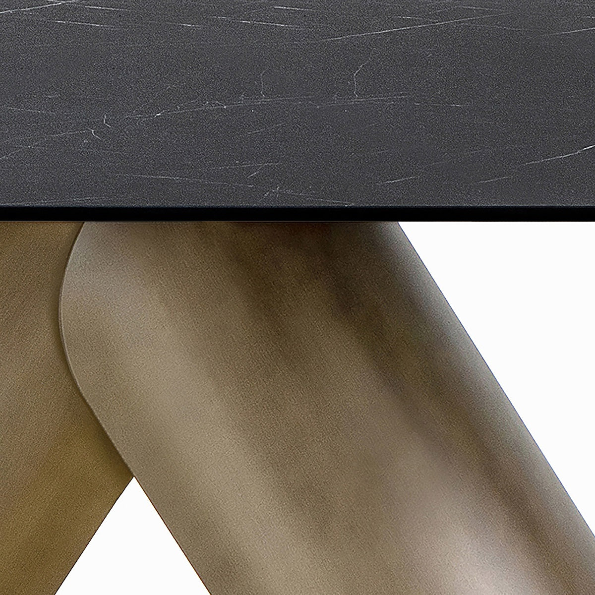 Esstisch Bronze-schwarz Keramik Tischplatte, Tisch Bronze-schwarz, Länge 300 cm
