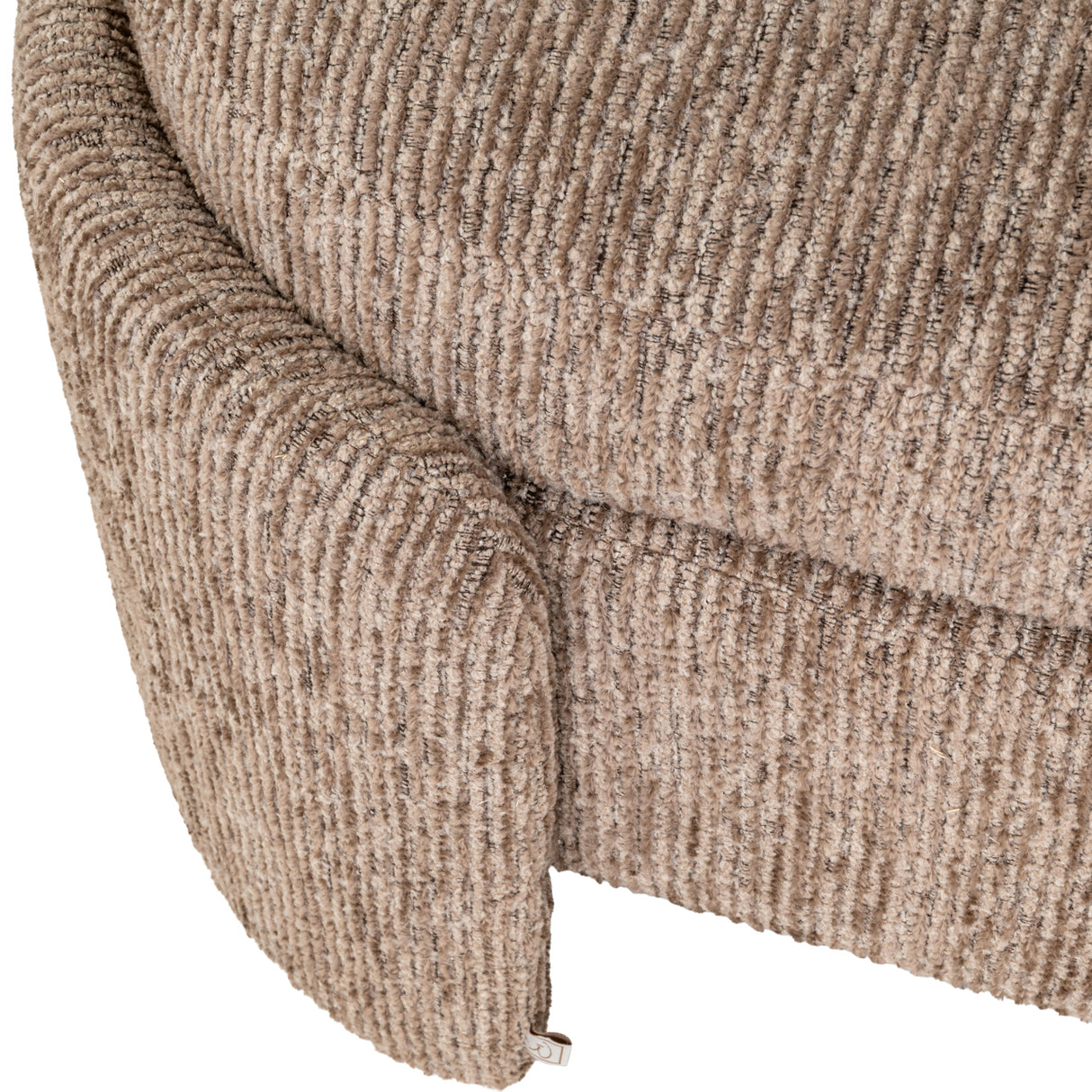 Sitzbank taupe-braun, Schlafzimmerbank taupe, Breite 150 cm