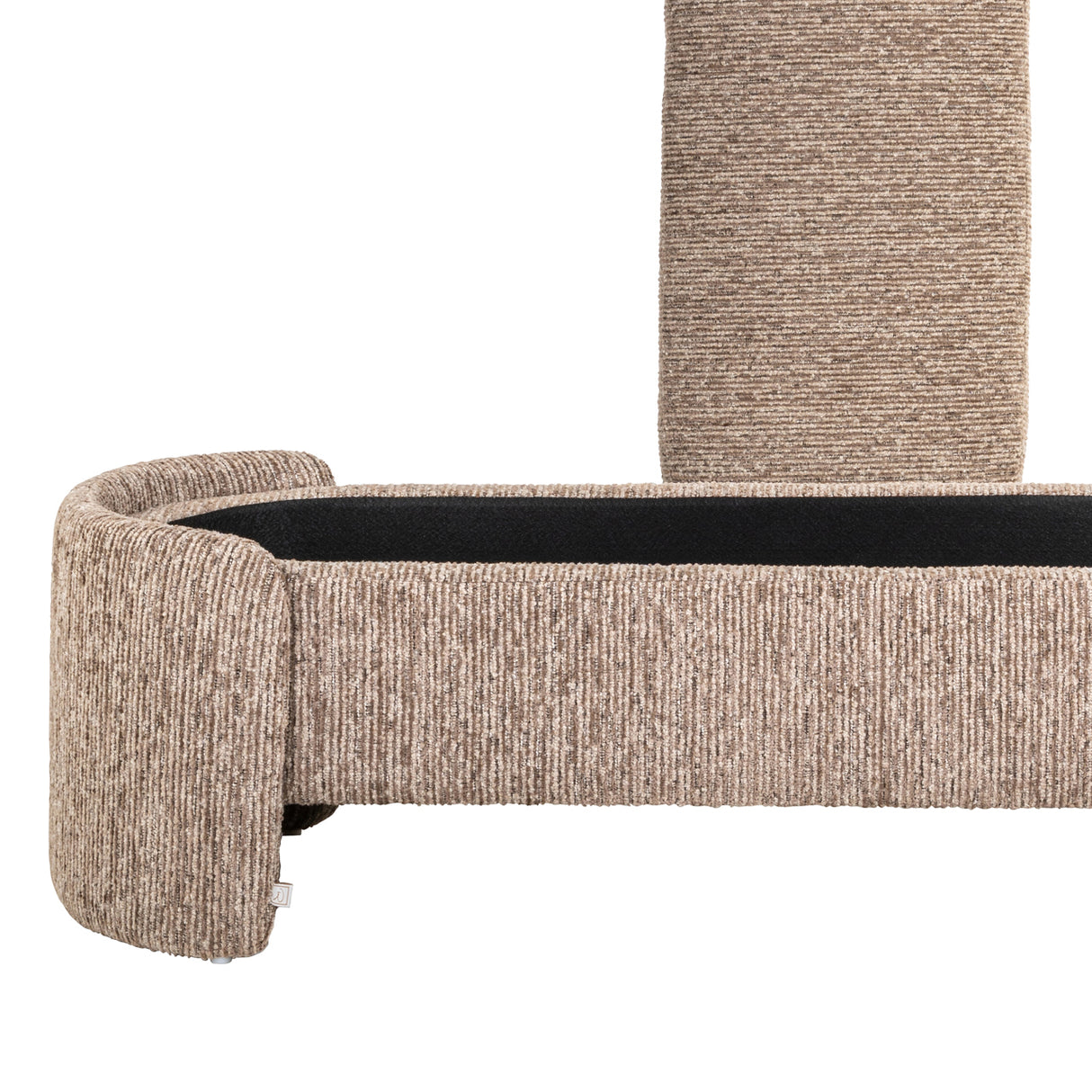 Sitzbank taupe-braun, Schlafzimmerbank taupe, Breite 150 cm