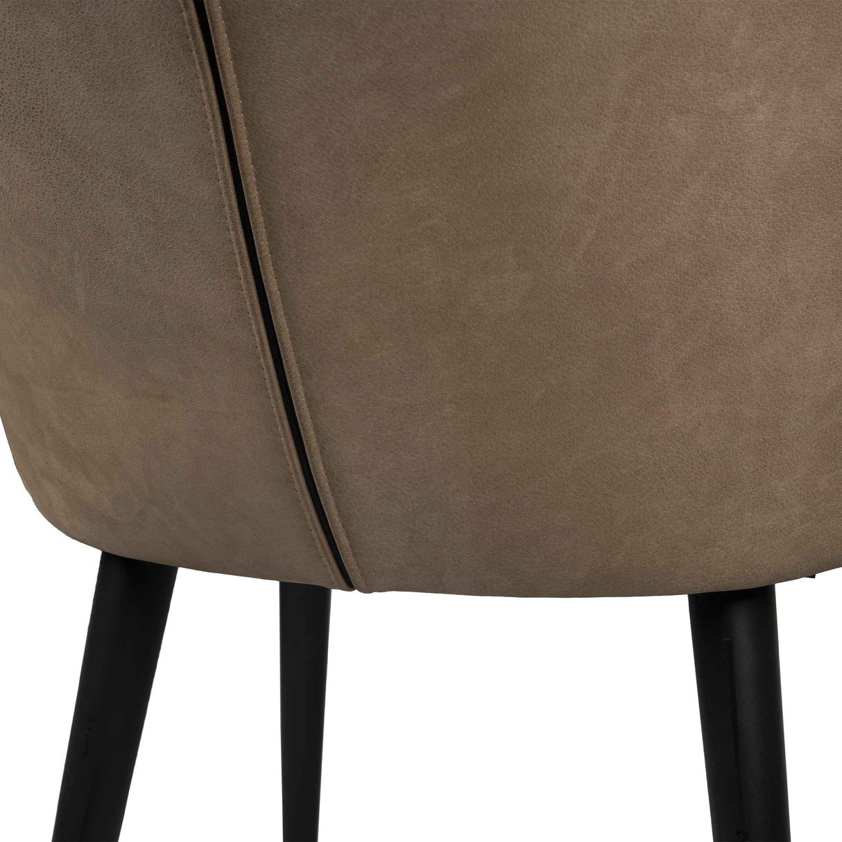 Stuhl taupe Leder, Esszimmerstuhl taupe Leder