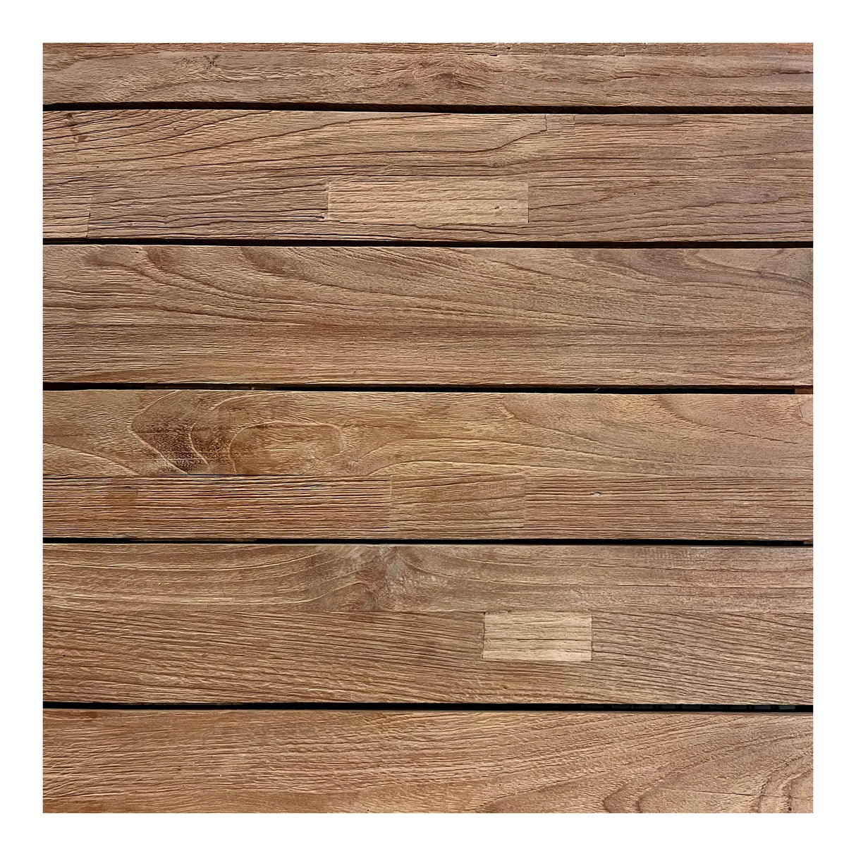 Gartentisch Teak-Holz, Gartenesstisch Naturholz-braun, Länge 240 cm
