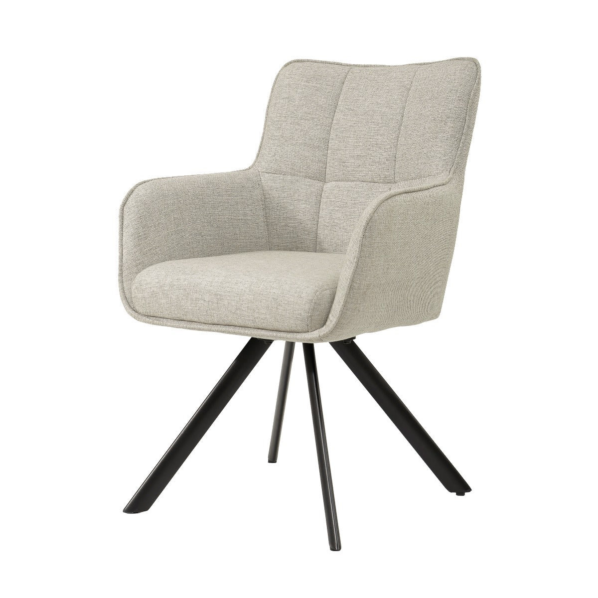 Stuhl Farbe Sand drehbar,&nbsp; Esszimmerstuhl drehbar, Stuhl Federkern,&nbsp; Breite 62 cm