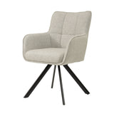 Stuhl Farbe Sand drehbar,&nbsp; Esszimmerstuhl drehbar, Stuhl Federkern,&nbsp; Breite 62 cm