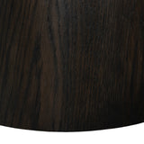 Esstisch rund Eiche furniert , runder Tisch braun, Durchmesser 130 cm