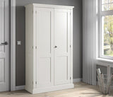 Homeoffice-Schrank weiß Landhaus,  Computerschrank weiß Landhaus, Breite 100 cm