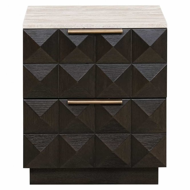 Nachtisch braun, Beistelltisch braun, Höhe 62 cm