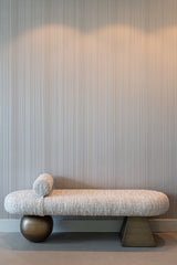 Sitzbank beige-Bronze, Schlafzimmerbank beige-Gold, Breite 148 cm