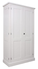 Homeoffice-Schrank weiß Landhaus,  Computerschrank weiß Landhaus, Breite 100 cm