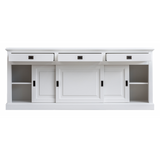 Sideboard weiß Landhausstil, Anrichte weiß Landhaus, Breite 230 cm