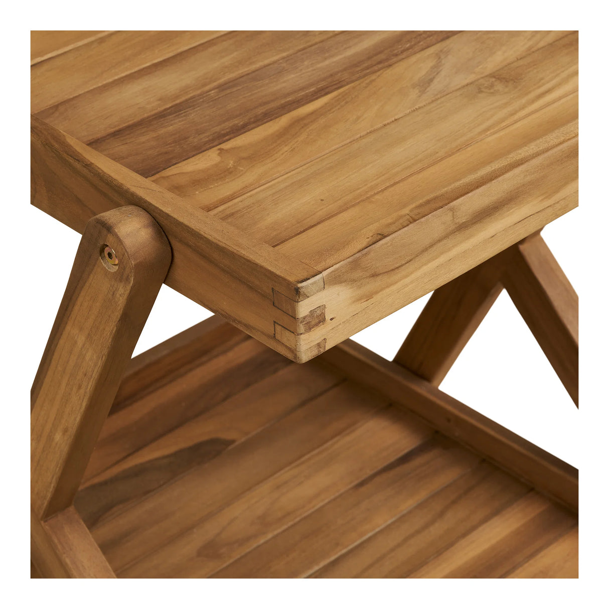 Garten-Servierwagen Holz, Gartentrolley Holz
