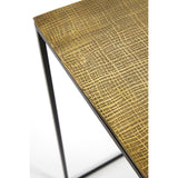 Konsole Bronze  schwarz, Wandtisch Metall schwarz, Breite 119 cm