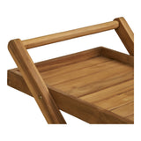 Garten-Servierwagen Holz, Gartentrolley Holz