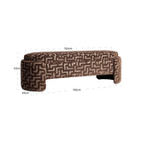 Sitzbank braun, Schlafzimmerbank braun, Breite 150 cm