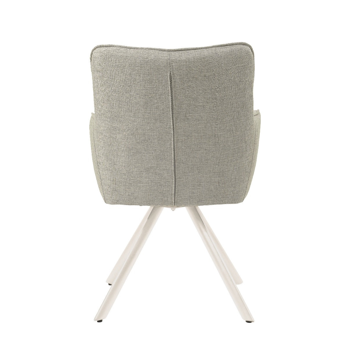 Stuhl beige Stuhlbeine drehbar,  Esszimmerstuhl Farbe beige-Sand, Stuhl Federkern,  Breite 62 cm