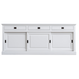 Sideboard weiß Landhausstil, Anrichte weiß Landhaus, Breite 230 cm