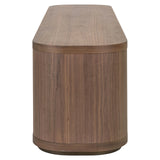 TV Schrank braun Fernsehschrank oval braun, Lowboard braun, Breite 200 cm