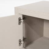 Sideboard taupe Eiche furniert, Anrichte taupe Eiche furniert,  Breite 200 cm