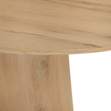 Esstisch oval Eiche furniert , ovaler Tisch Eiche-Natur Farbe, Länge 200 cm