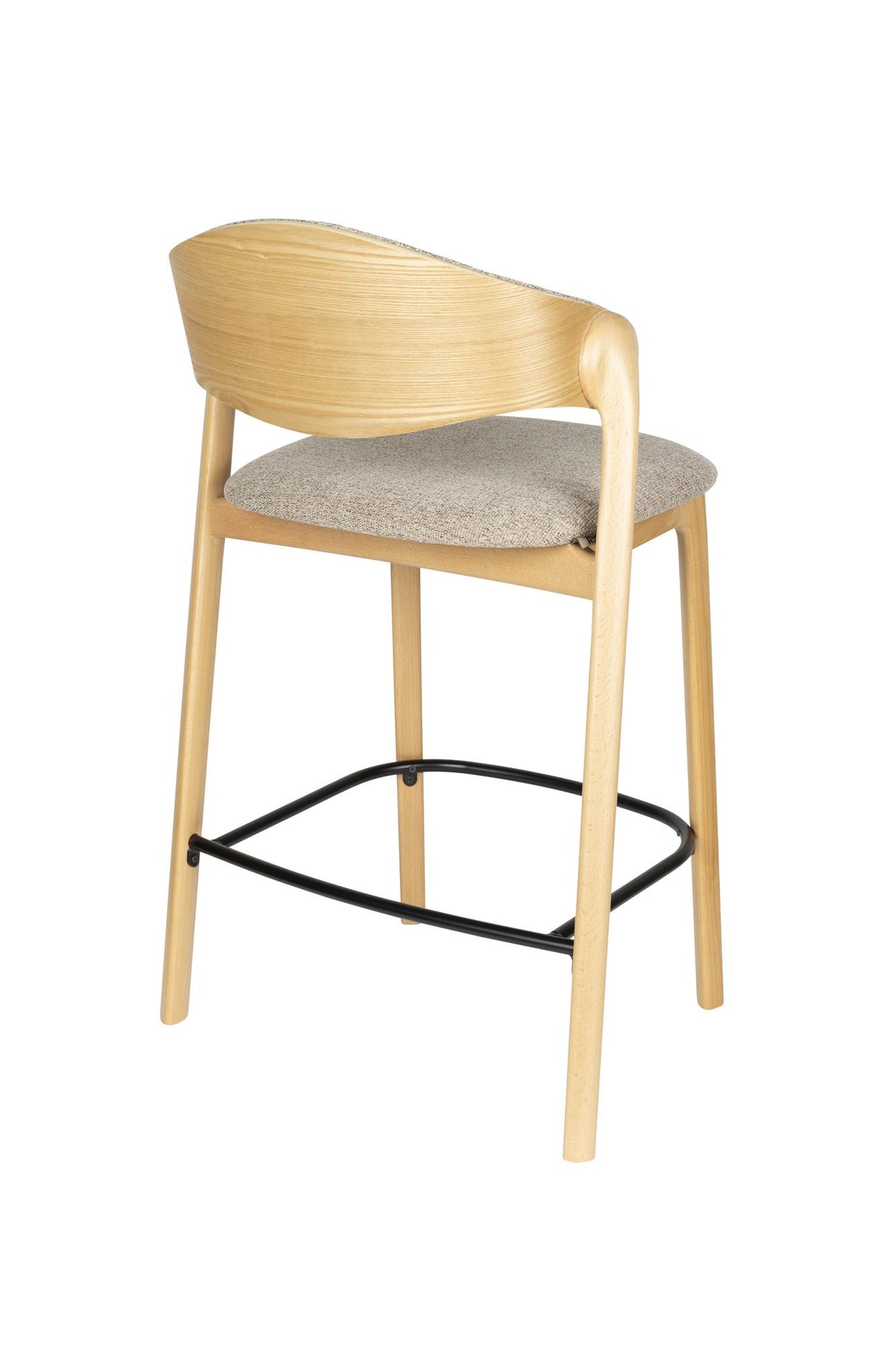 Barstuhl Naturholz-Stuhlbeine, Barstuhl braun, Sitzhöhe 65 cm