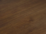 Tisch oval Massivholz braun, Esstisch braun Metall-Gestell, Breite 230 cm