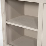 Sideboard taupe Eiche furniert, Anrichte taupe Eiche furniert,  Breite 200 cm