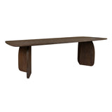 Tisch braun Holz massiv, Esstisch braun Holz, Länge 220 cm