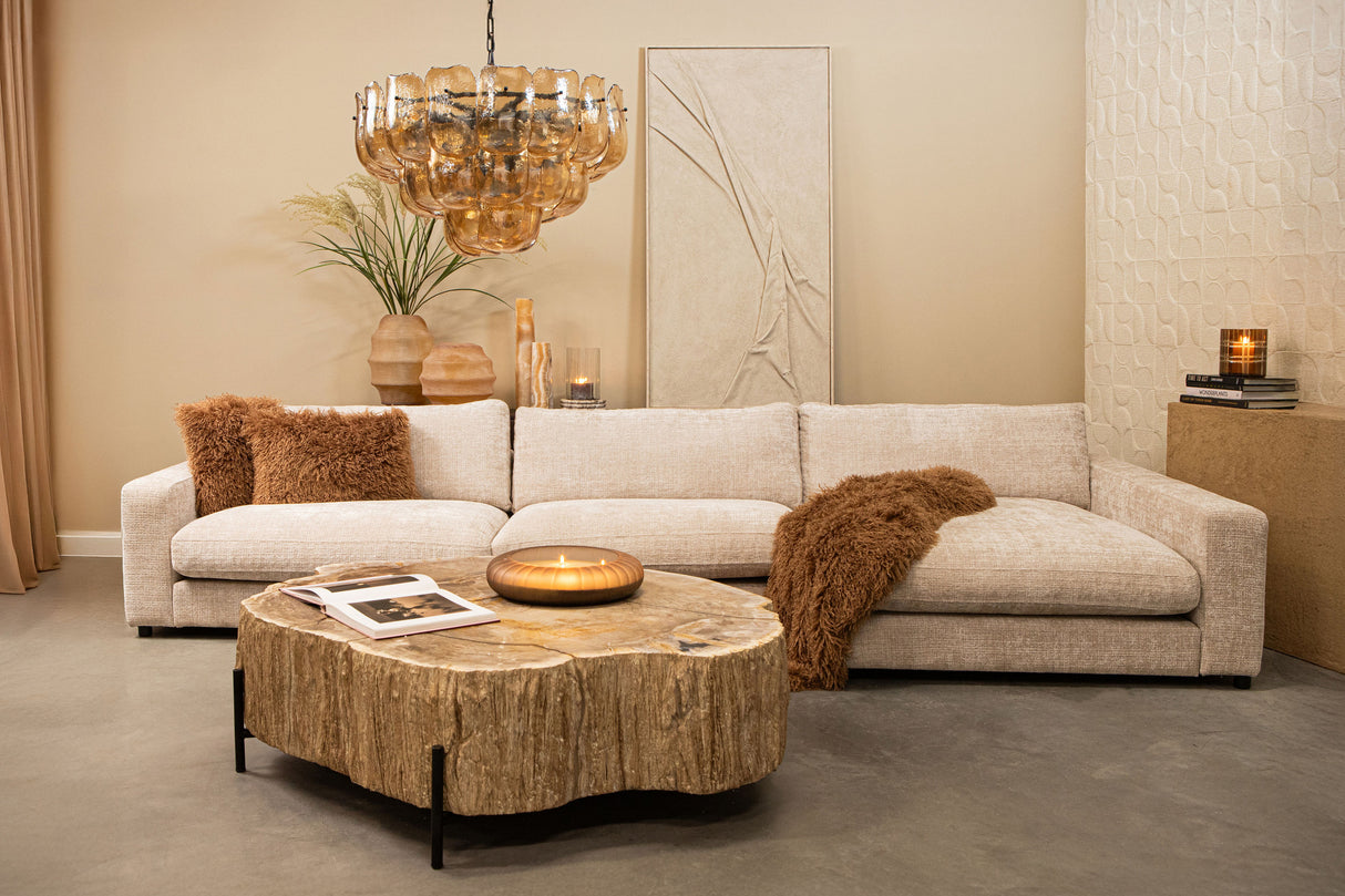 Couchtische versteinertes Holz, Länge 120 cm