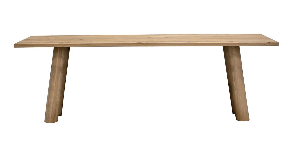 Bartisch Naturholz Akazie, Esstisch grau Höhe 90 cm , Länge 260 cm