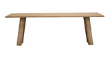 Bartisch Naturholz Akazie, Esstisch grau Höhe 90 cm , Länge 260 cm