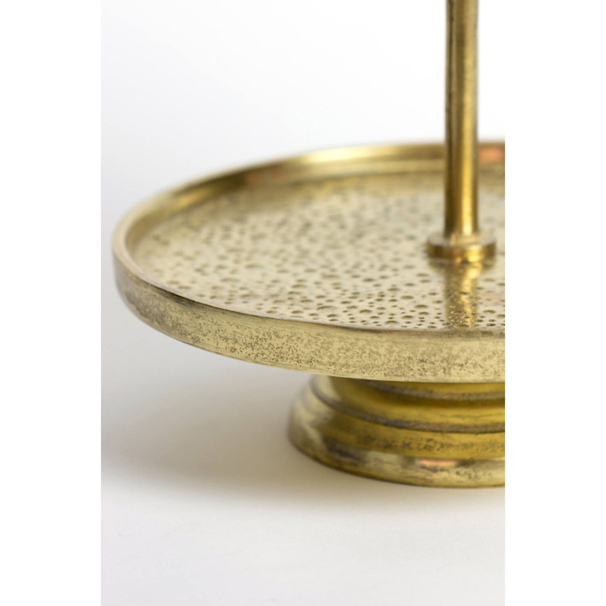 Etagere Gold, Metall Etagere Gold, Höhe 48 cm