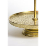 Etagere Gold, Metall Etagere Gold, Höhe 48 cm