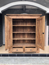 Schrank Massivholz, Kleiderschrank Landhaus, Breite 170 cm