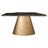 Konsole schwarz-braun-Gold, Wandkonsole Marmor, Breite 150 cm