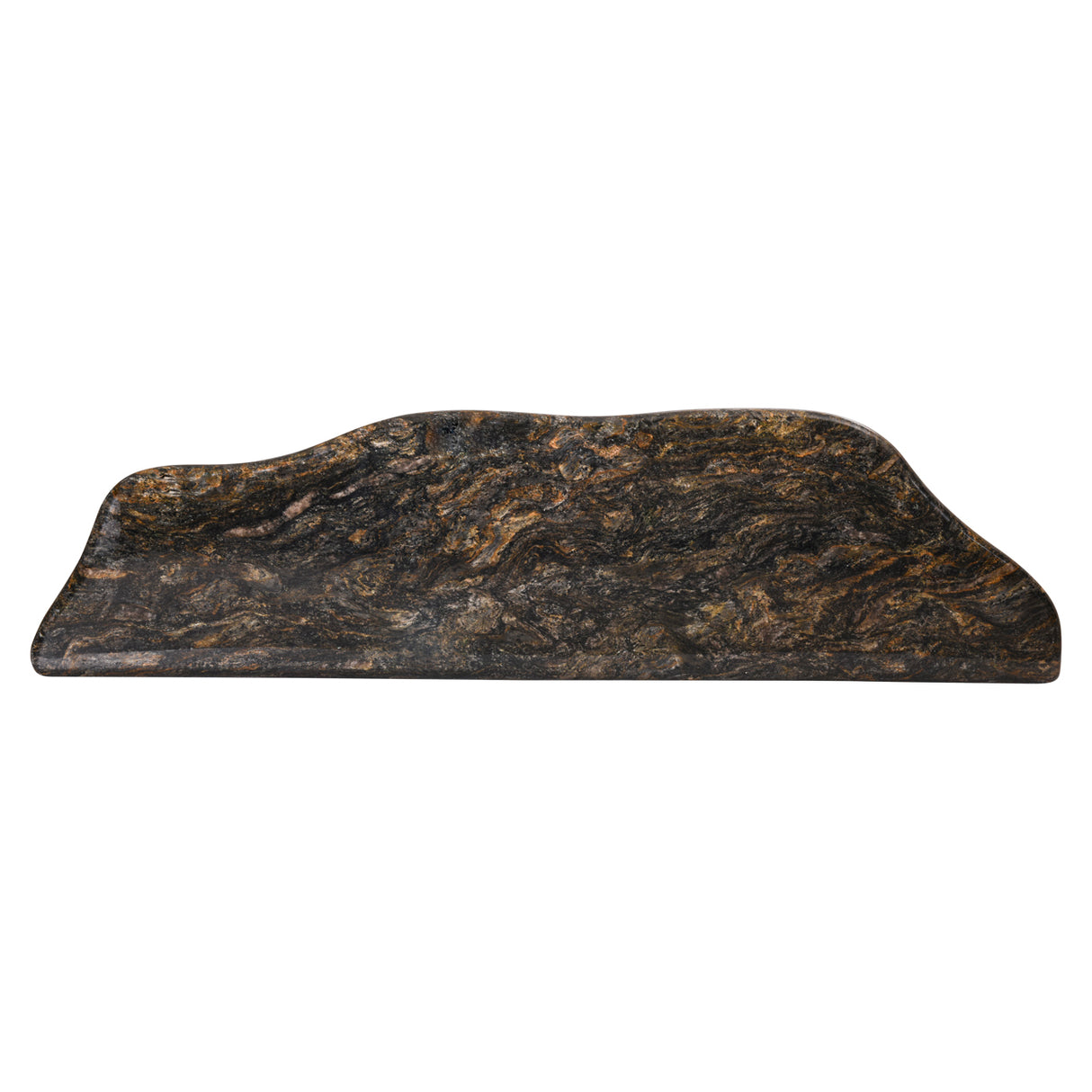 Konsole schwarz-braun-Gold, Wandkonsole Marmor, Breite 150 cm