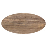 Ovaler Esstisch schwarz , Tisch oval Metallfuß, Esstisch oval schwarz, Breite 235 cm