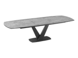 Esstisch grau Keramik-Tischplatte, Esstisch ausziehbar, Tisch Keramik Tischplatte grau,  Tisch ausziehbar grau,  Breite 200-260 cm