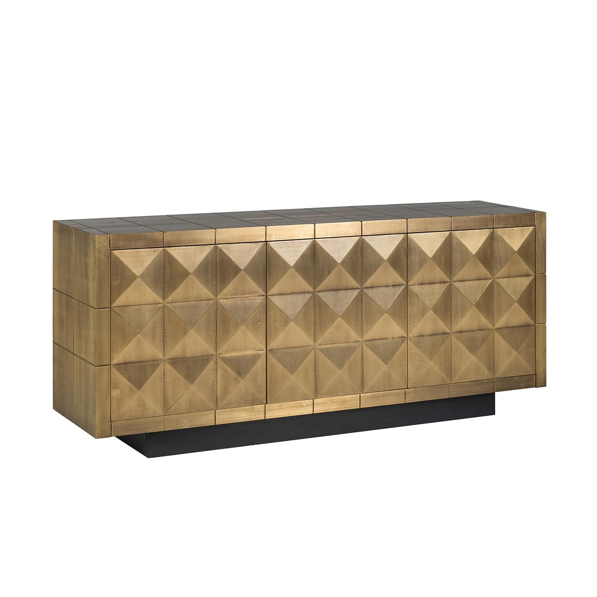 Sideboard Gold, Anrichte Gold antik, Breite 180 cm