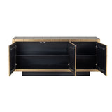 Sideboard Gold, Anrichte Gold antik, Breite 180 cm