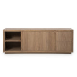 Sideboard hellbraun Eiche furniert, Anrichte braun Eiche furniert, Breite 200 cm