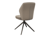 Swivel chair taupe, upholstered chair taupe