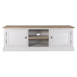 TV Schrank weiß Landhausstil, Fernsehschrank weiß Landhaus, Breite 180 cm