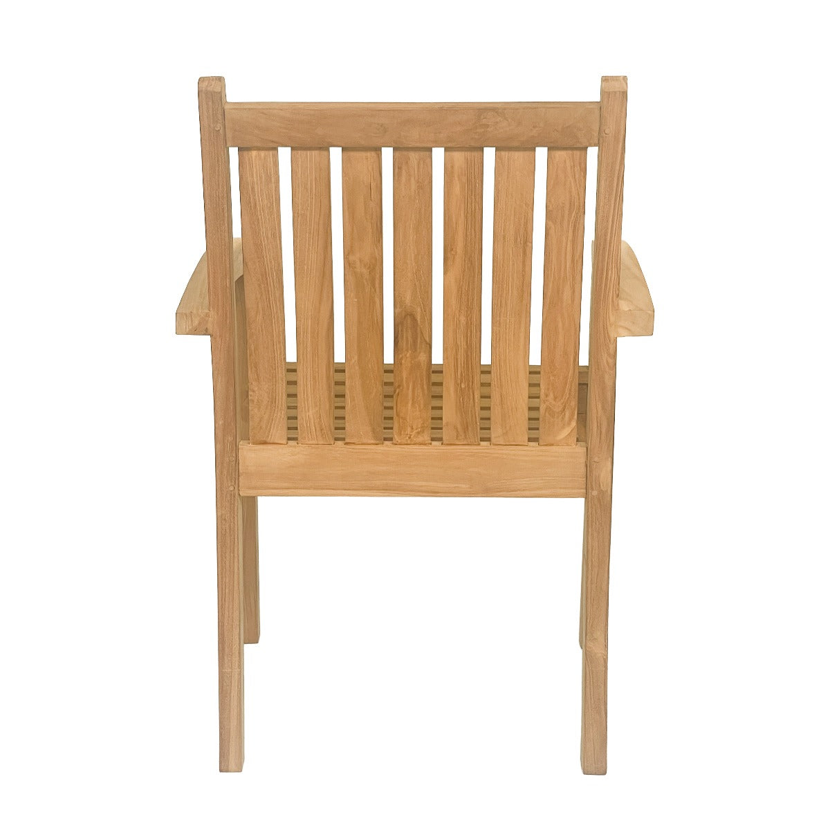 Gartenstuhl stapelbar, Gartenstuhl Teak-Holz,  Breite 61 cm