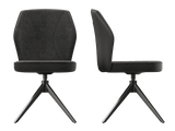 Chair anthracite, Chair upholstered anthracite