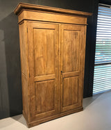 Schrank Massivholz, Kleiderschrank Landhaus, Breite 130 cm